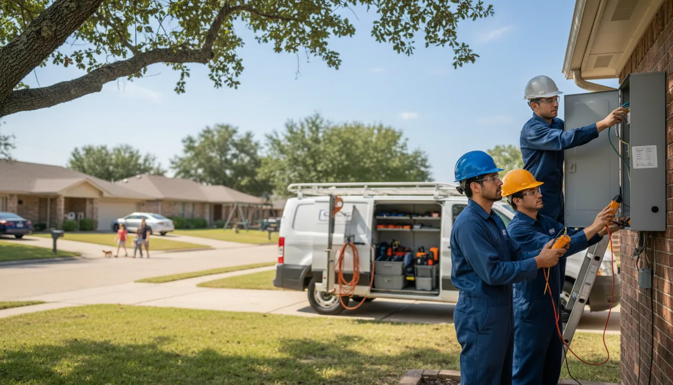 Certified electrician providing emergency electrical services in Bridgeport, NE